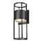 Z-Lite Luca Outdoor Wall, 2-Light, 9.25 In.W x 9.5 In.L x 24 In.H, Black/Etched 517B-BK-LED - alternate 5
